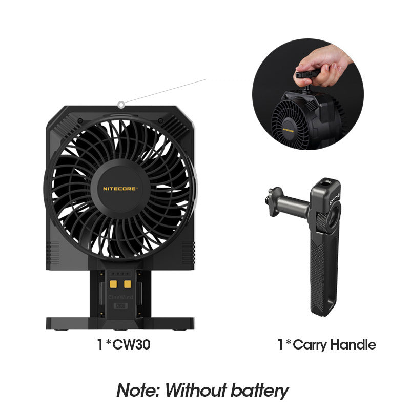 NITECORE CW30 Portable Cord-Free Photography Fan ls Out Now!