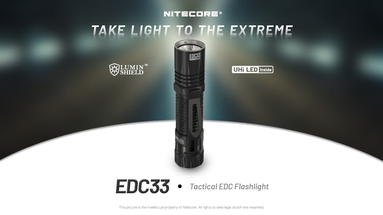 Nitecore EDC33 4000 Lumen Rechargeable EDC Tactical Flashlight