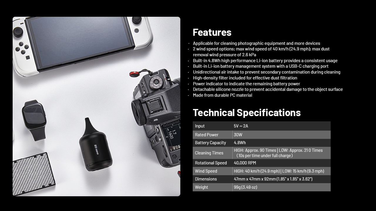 NITECORE BB nano Portable Versatile Electronic Blower Is Now Released