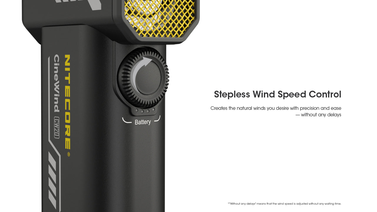 NITECORE CW20 Multipurpose Pocket Photography Fan