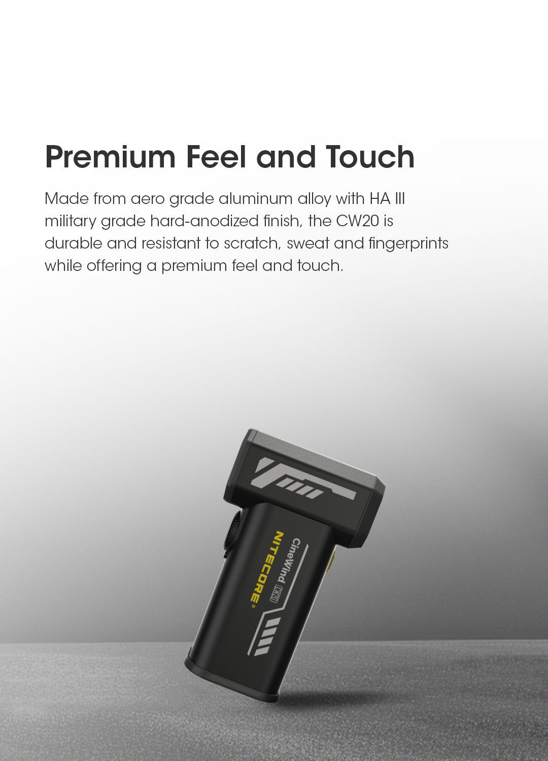 NITECORE CW20 Multipurpose Pocket Photography Fan