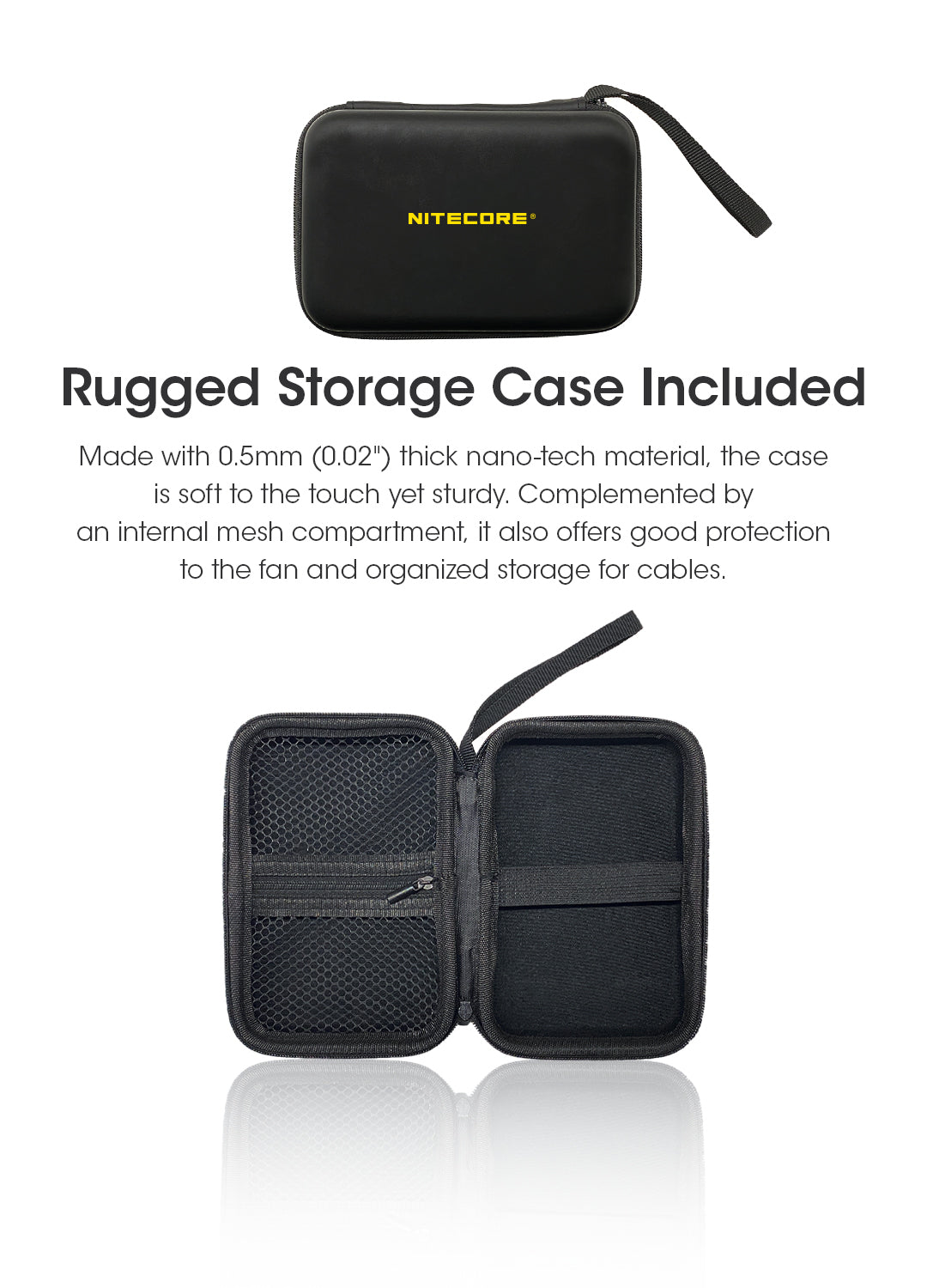 NITECORE CW20 Multipurpose Pocket Photography Fan