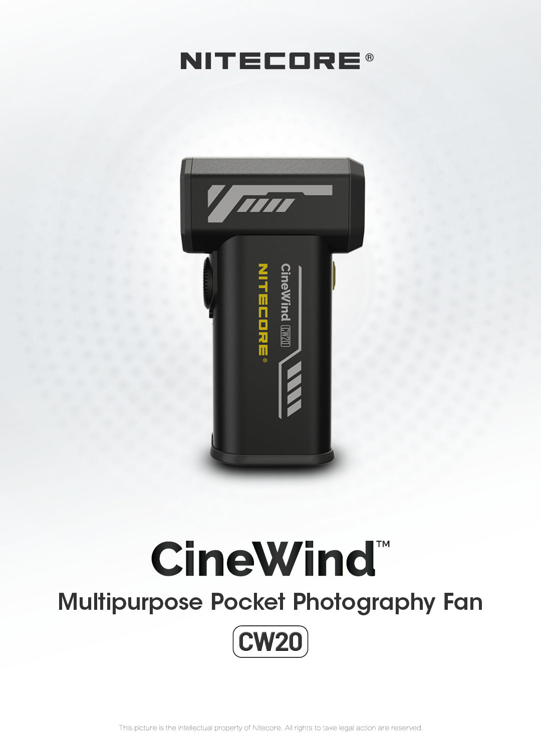 NITECORE CW20 Multipurpose Pocket Photography Fan