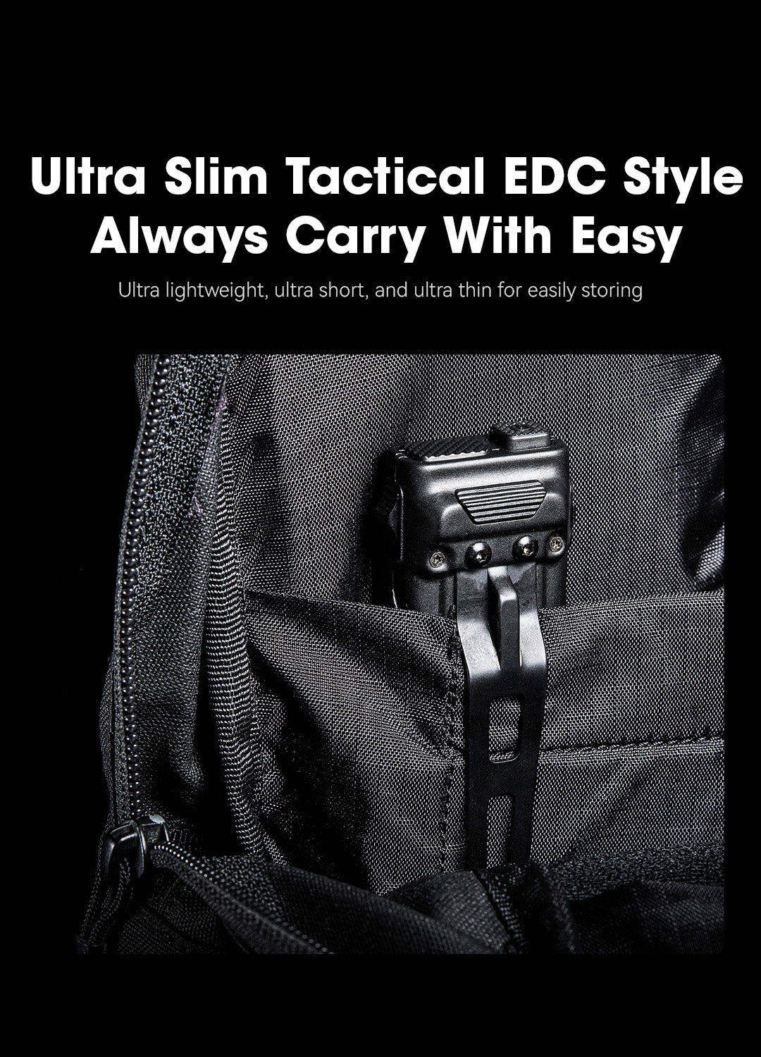NITECORE EDC23 EDC23 SABER Ultra Slim Pocket Tactical EDC Flashlight