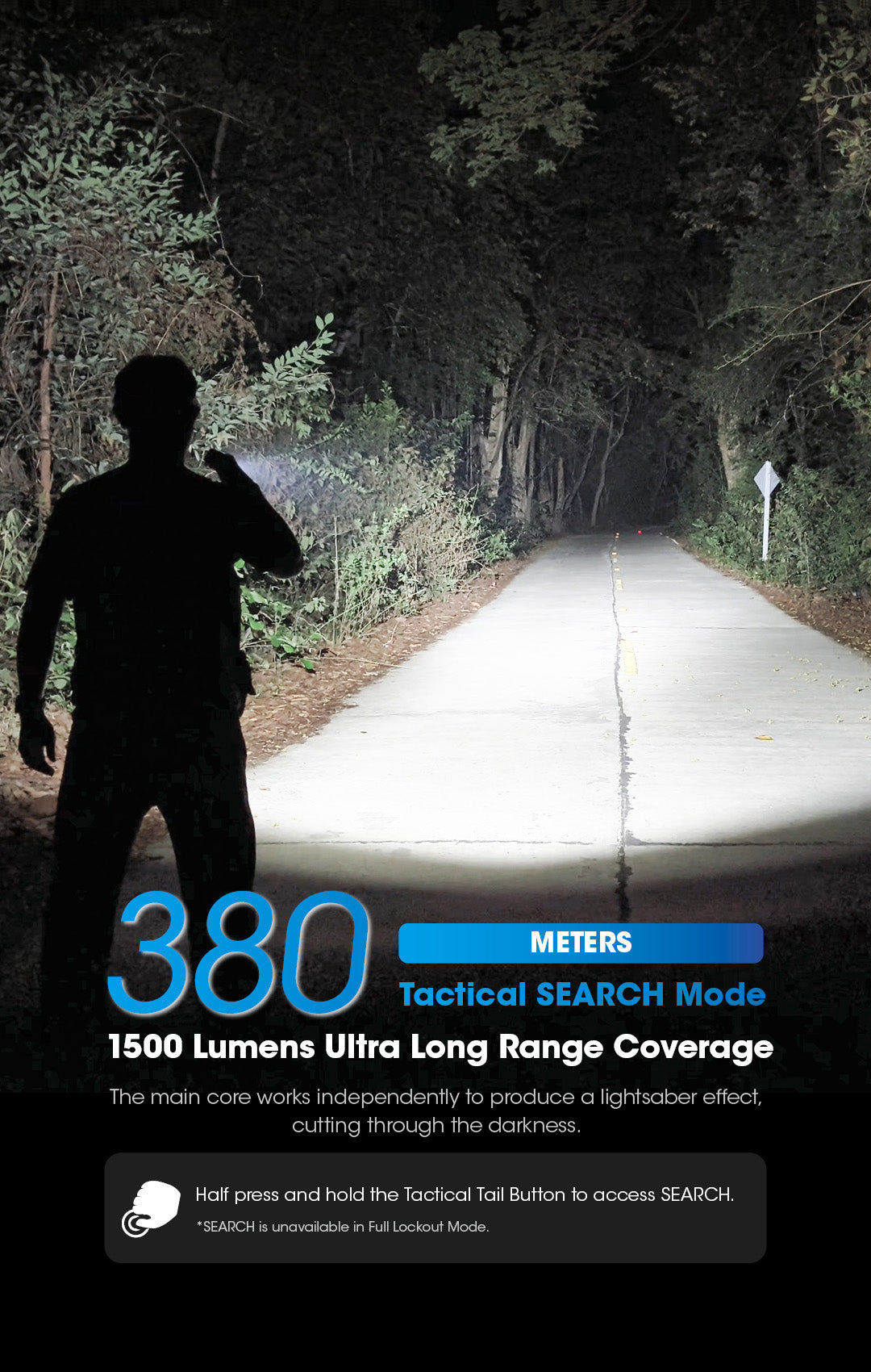 NITECORE EDC31 1500 Lumens Compact Tactical EDC Flashlight