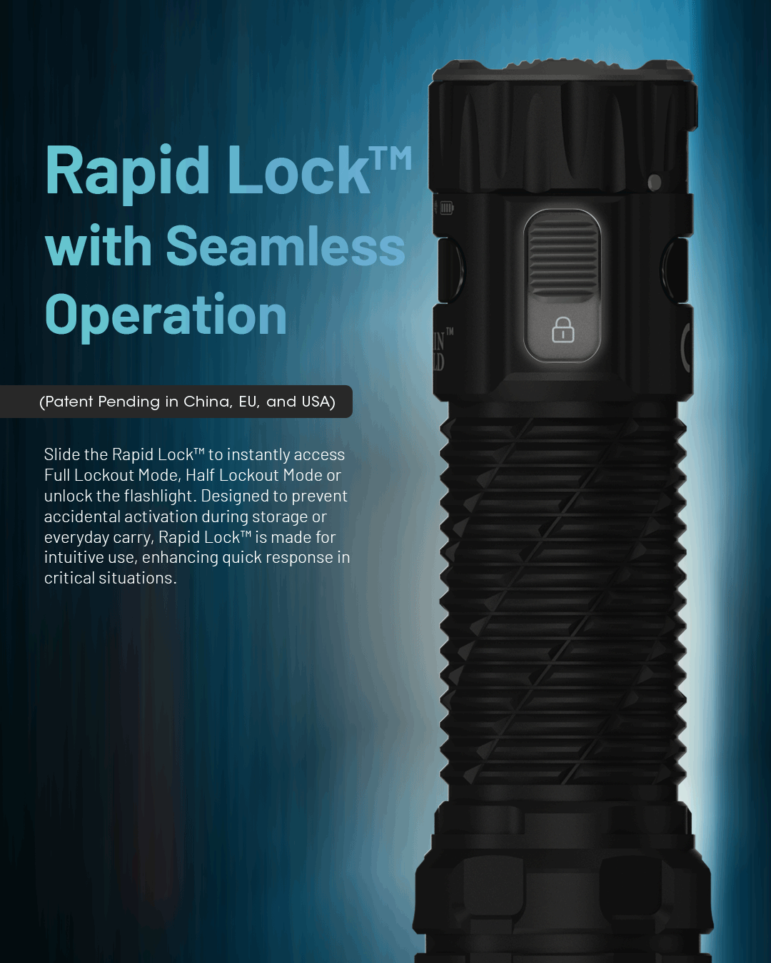 NITECORE EDC35 5000 Lumens Tactical EDC Flashlight Built-in 6000mAh 21700 Li-ion Battery