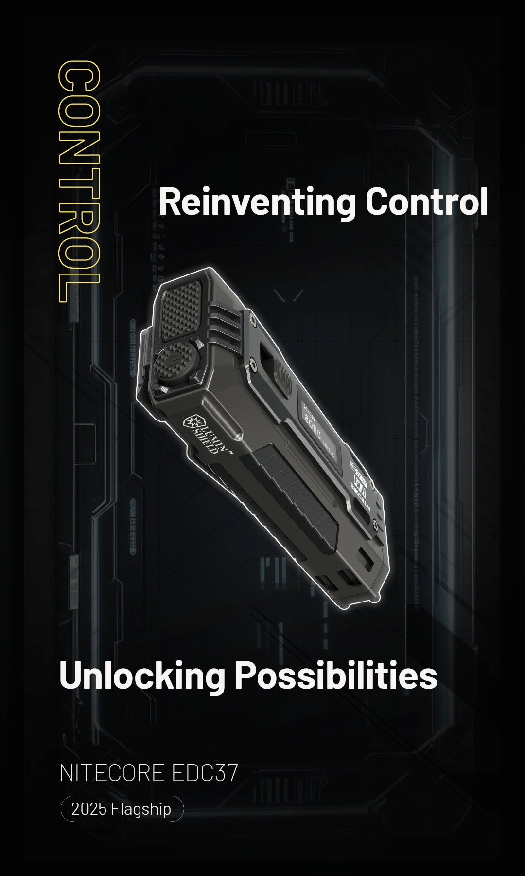 NITECORE EDC37 8000 Lumens Tactical EDC Flashight
