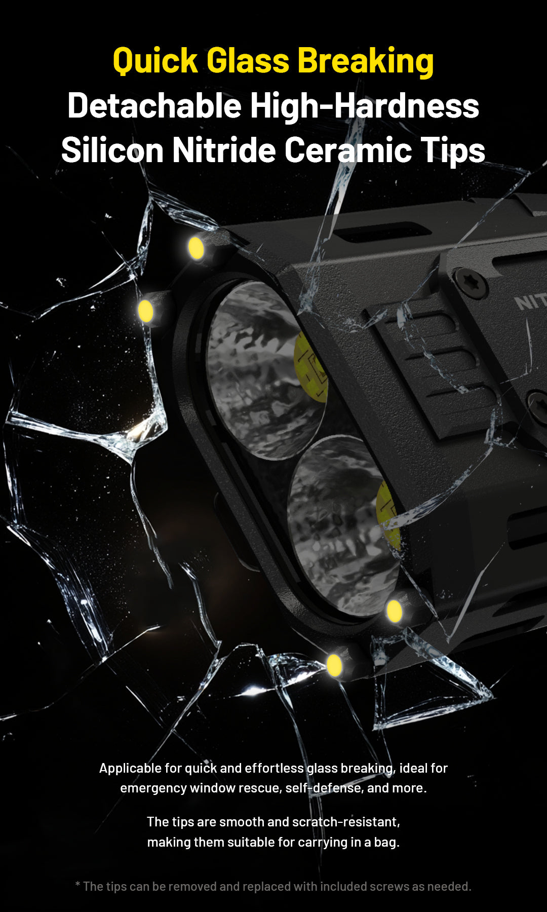 NITECORE EDC37 8000 Lumens Tactical EDC Flashight