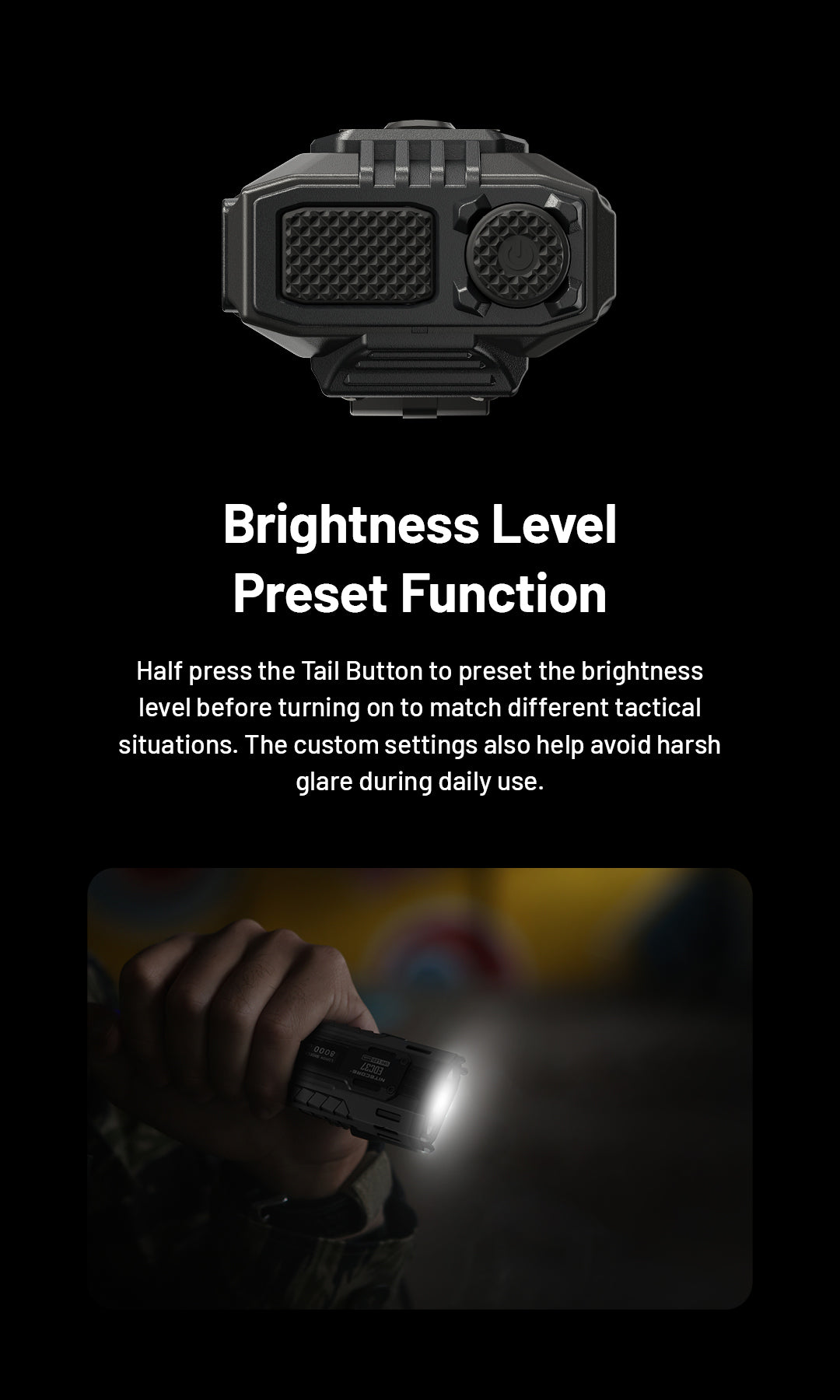 NITECORE EDC37 8000 Lumens Tactical EDC Flashight
