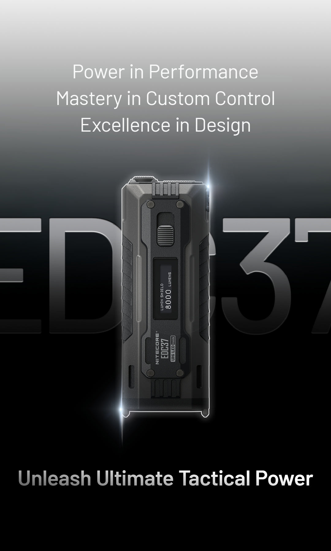 NITECORE EDC37 8000 Lumens Tactical EDC Flashight