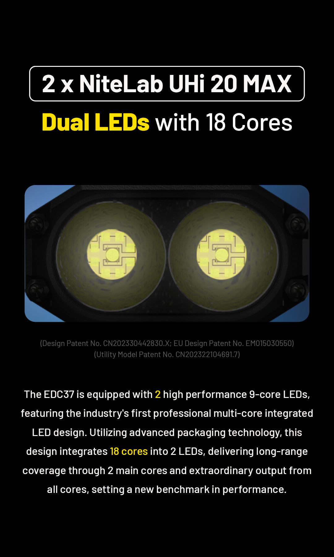NITECORE EDC37 8000 Lumens Tactical EDC Flashight