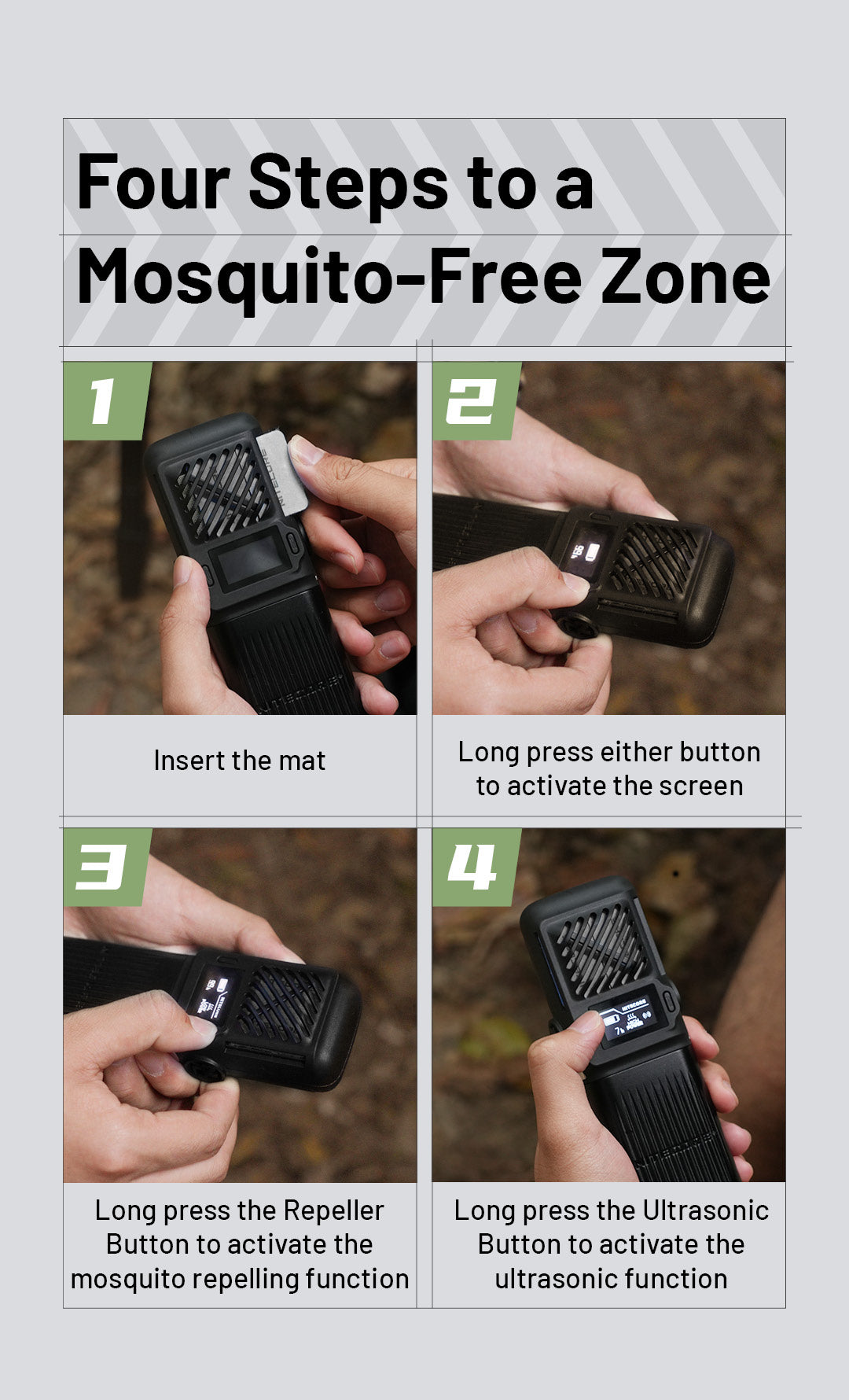 NITECORE EMR25 Multipurpose Portable Electronic Repeller