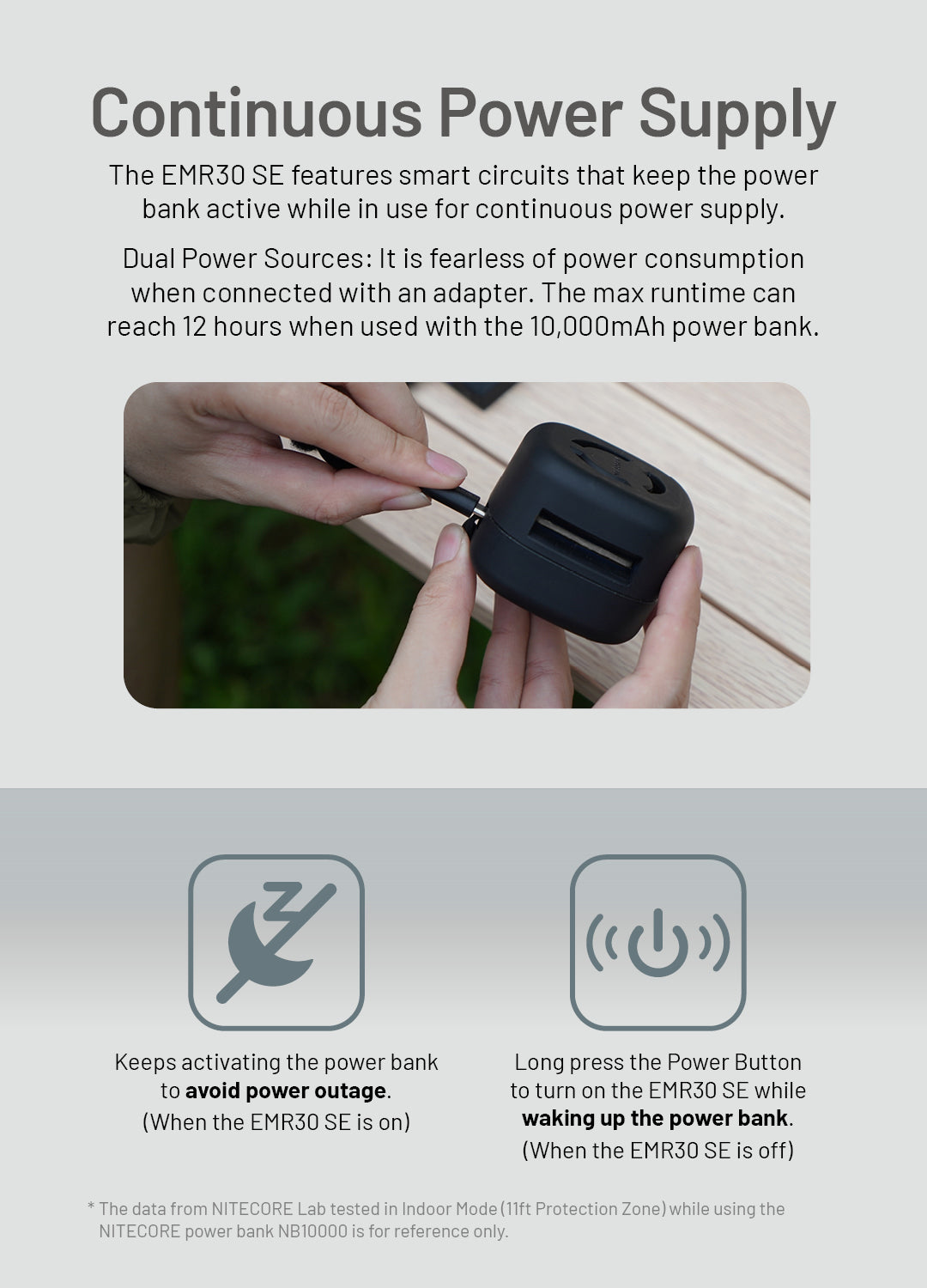 NITECORE EMR30 SE Portable Electronic Multipurpose Repeller