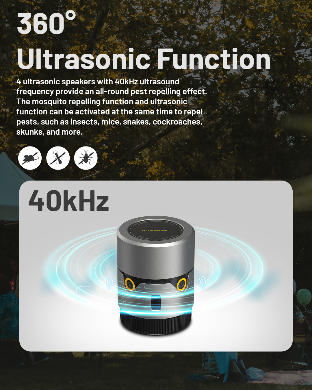 NITECORE EMR30: The world’s powerful Household Mosquito Repeller