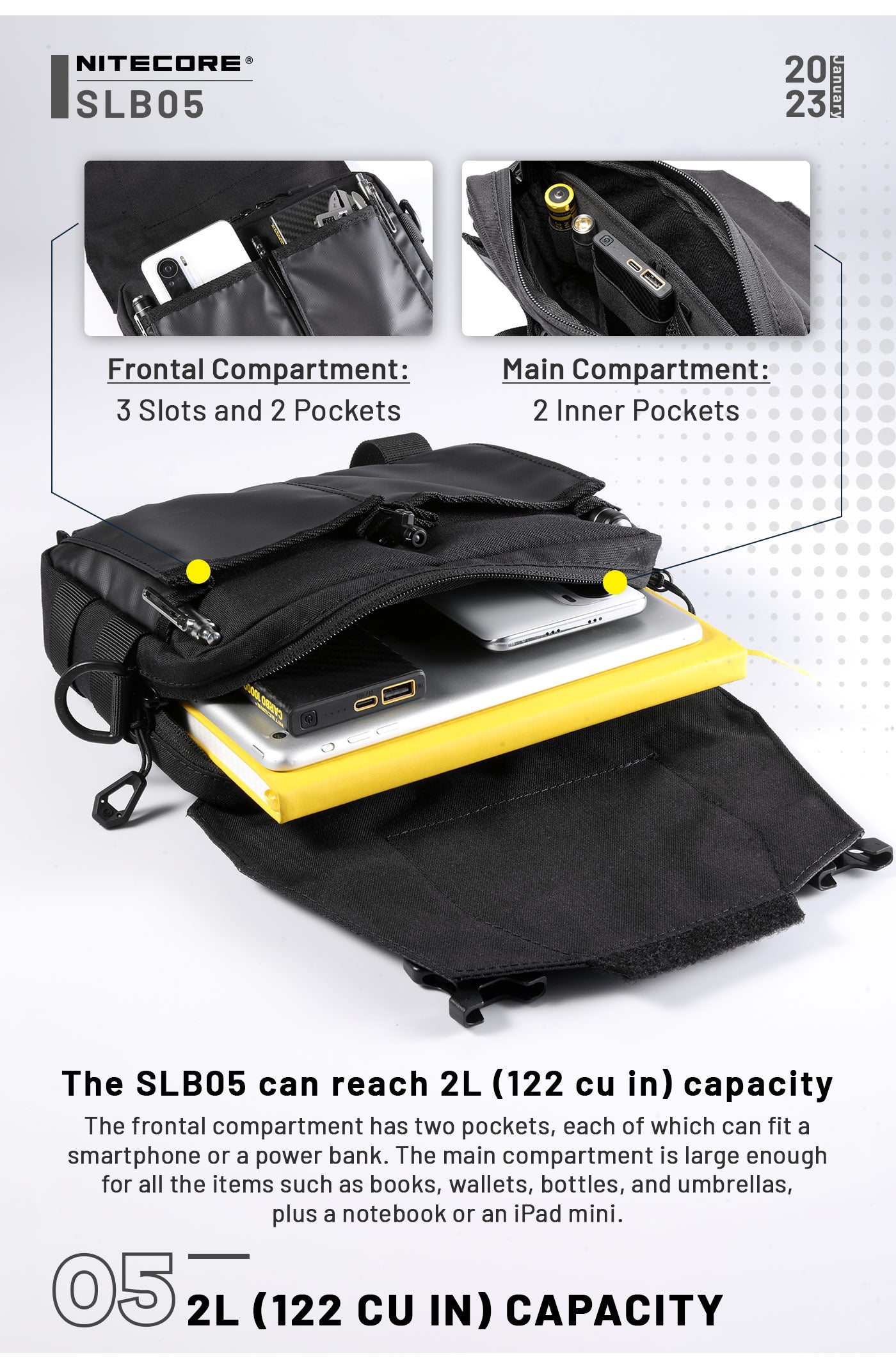 SLB05 Modular Commuting Sling Bag - ILLUSION