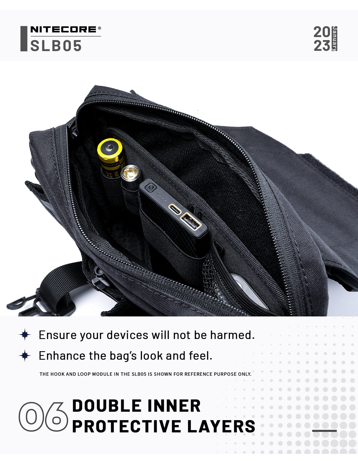 SLB05 Modular Commuting Sling Bag - ILLUSION