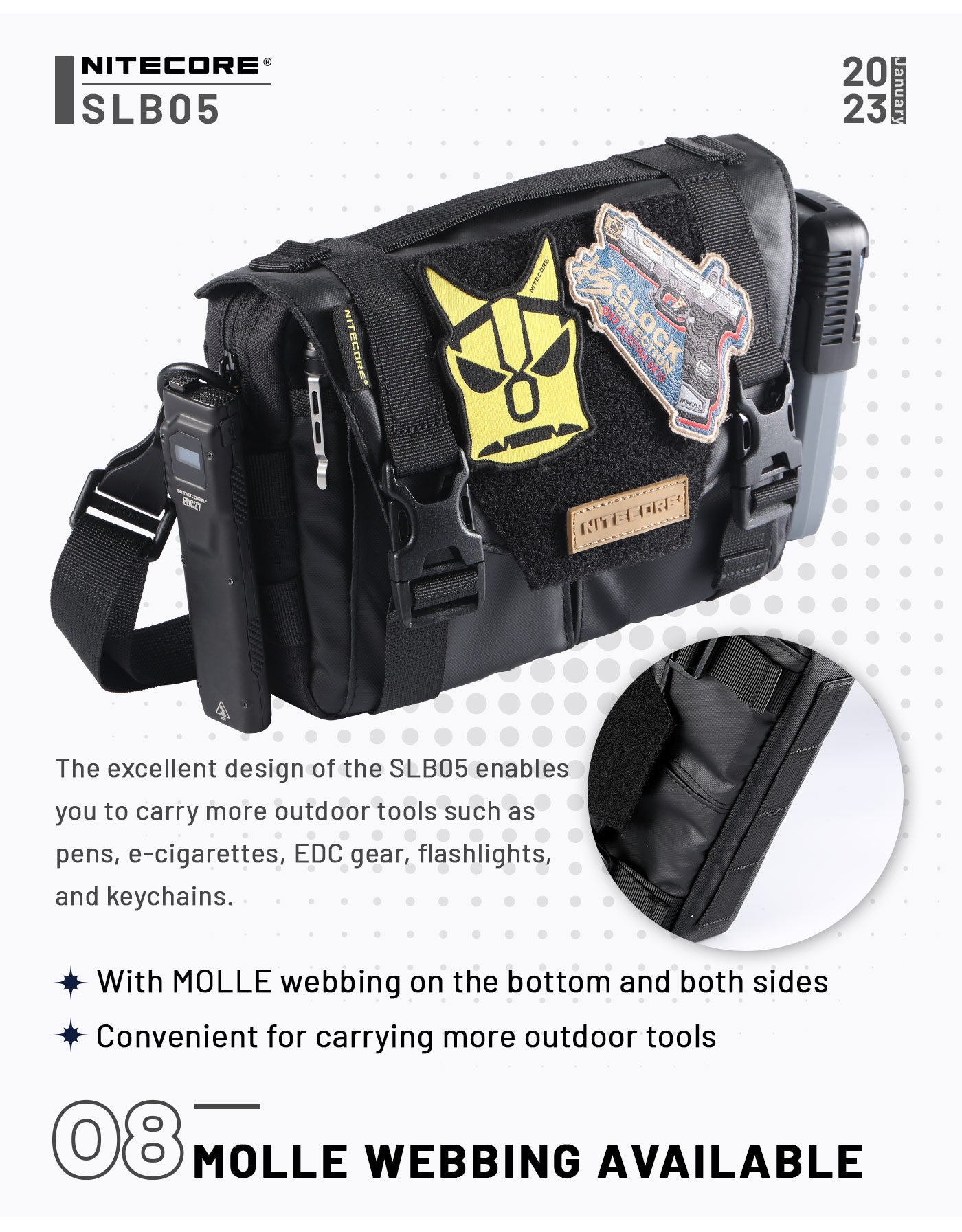 SLB05 Modular Commuting Sling Bag - ILLUSION