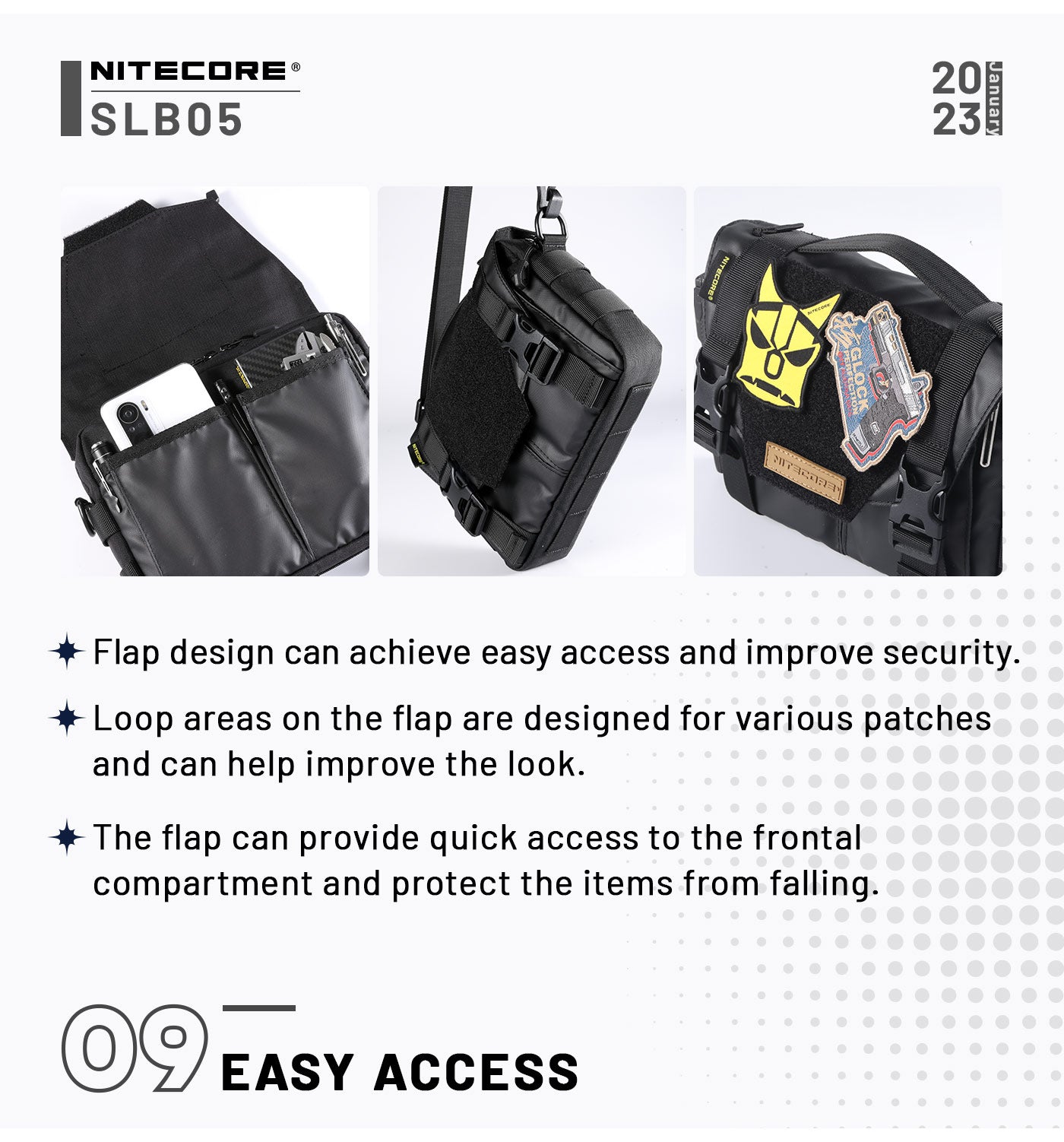 SLB05 Modular Commuting Sling Bag - ILLUSION