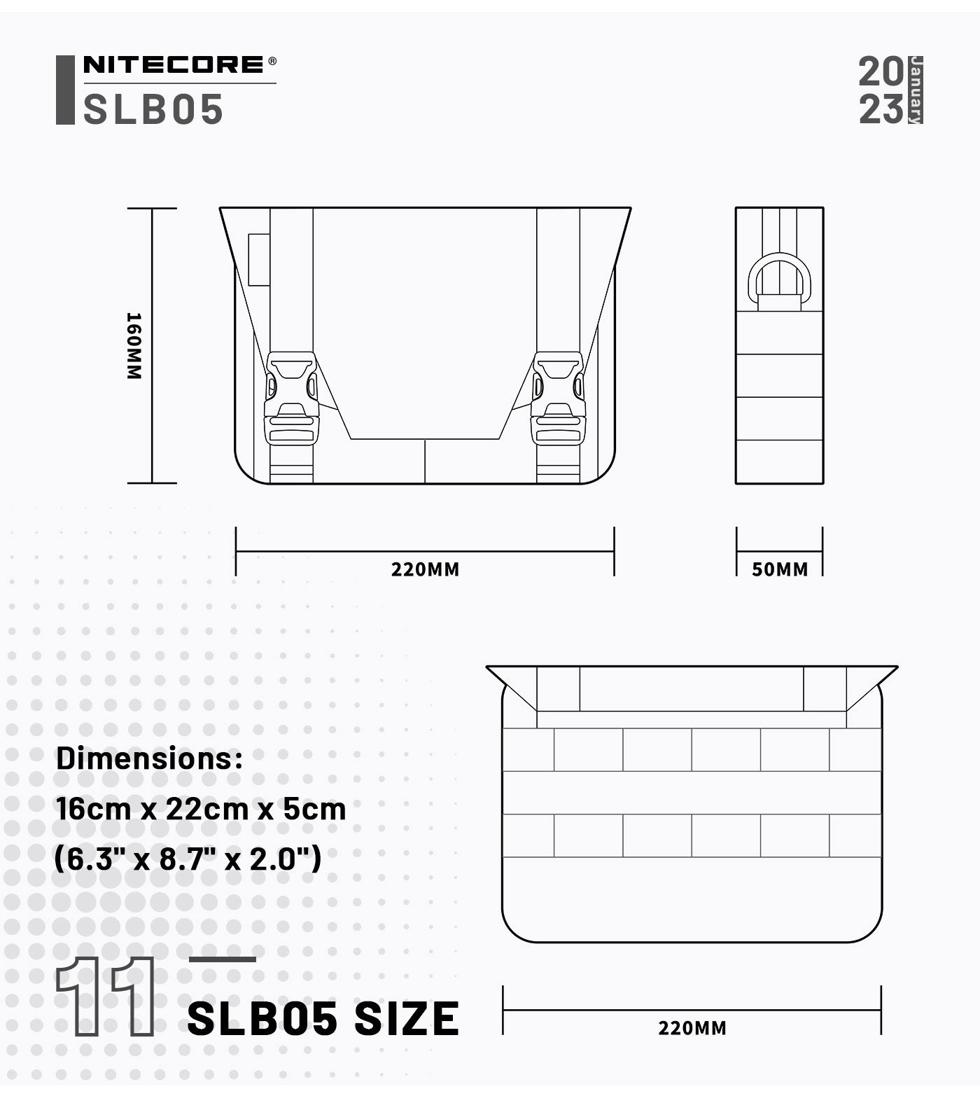 SLB05 Modular Commuting Sling Bag - ILLUSION