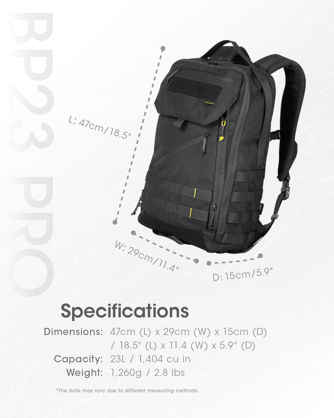 NITECORE BP23 PRO 23L Multipurpoese Commuting Backpack for 15.6" Laptop