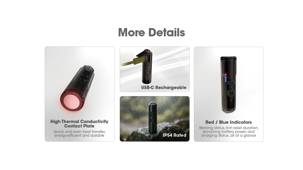 NITECORE Bite Healer 10 For Instant Relief From Mosquito Bite Itching