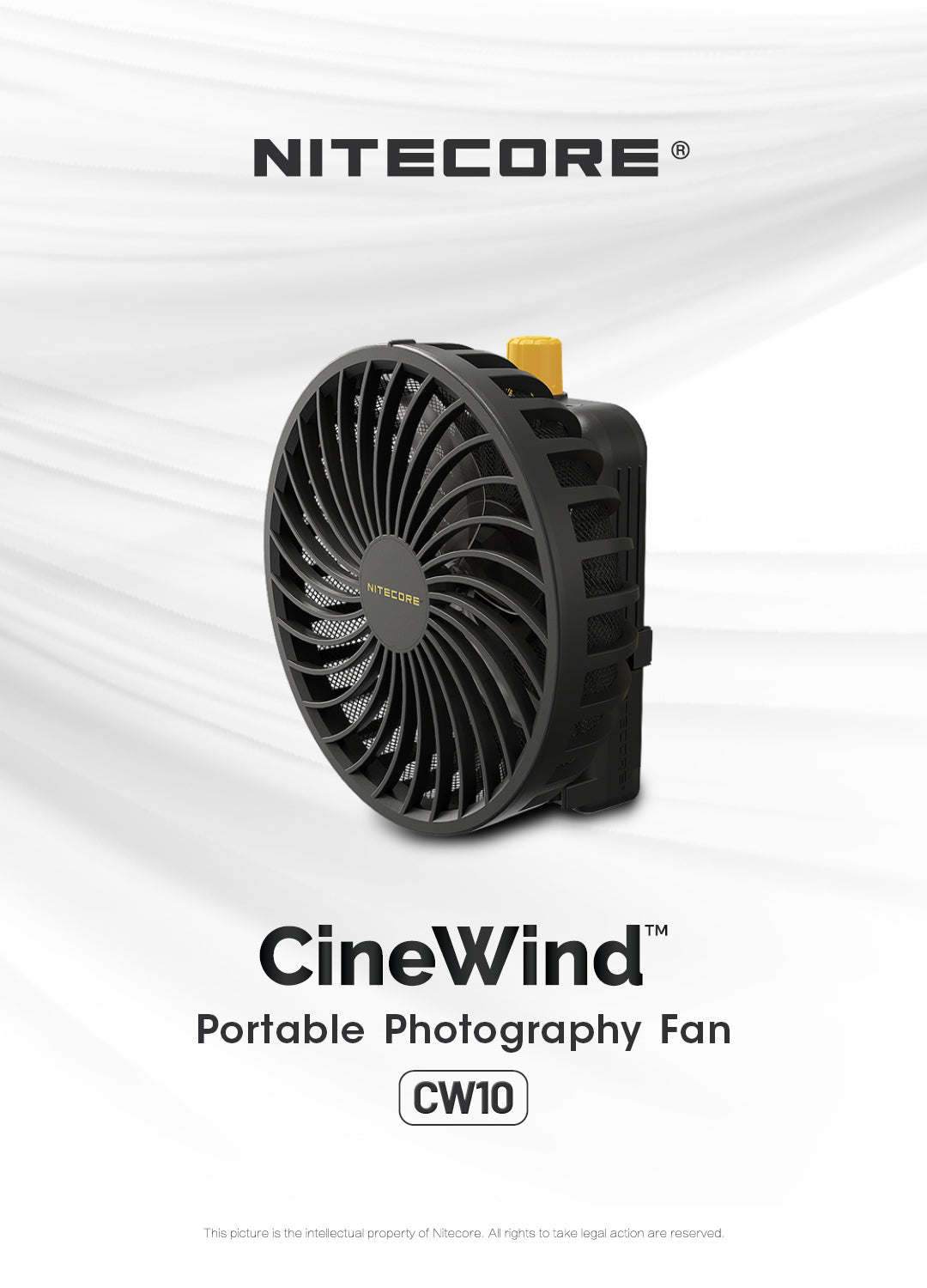 NITECORE CineWind™ CW10 Portable Photography Fan