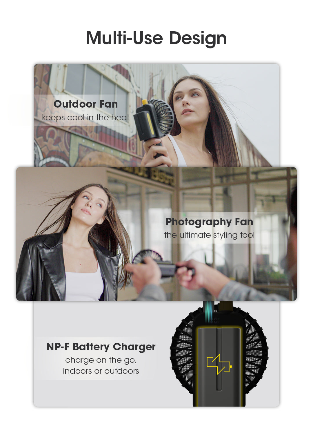 NITECORE CineWind™ CW10 Portable Photography Fan