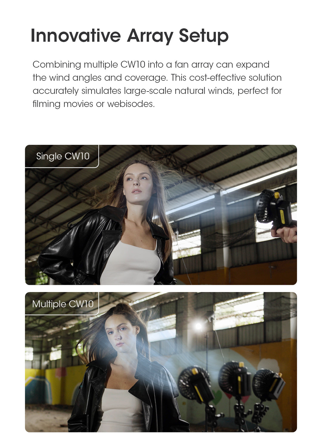 NITECORE CineWind™ CW10 Portable Photography Fan