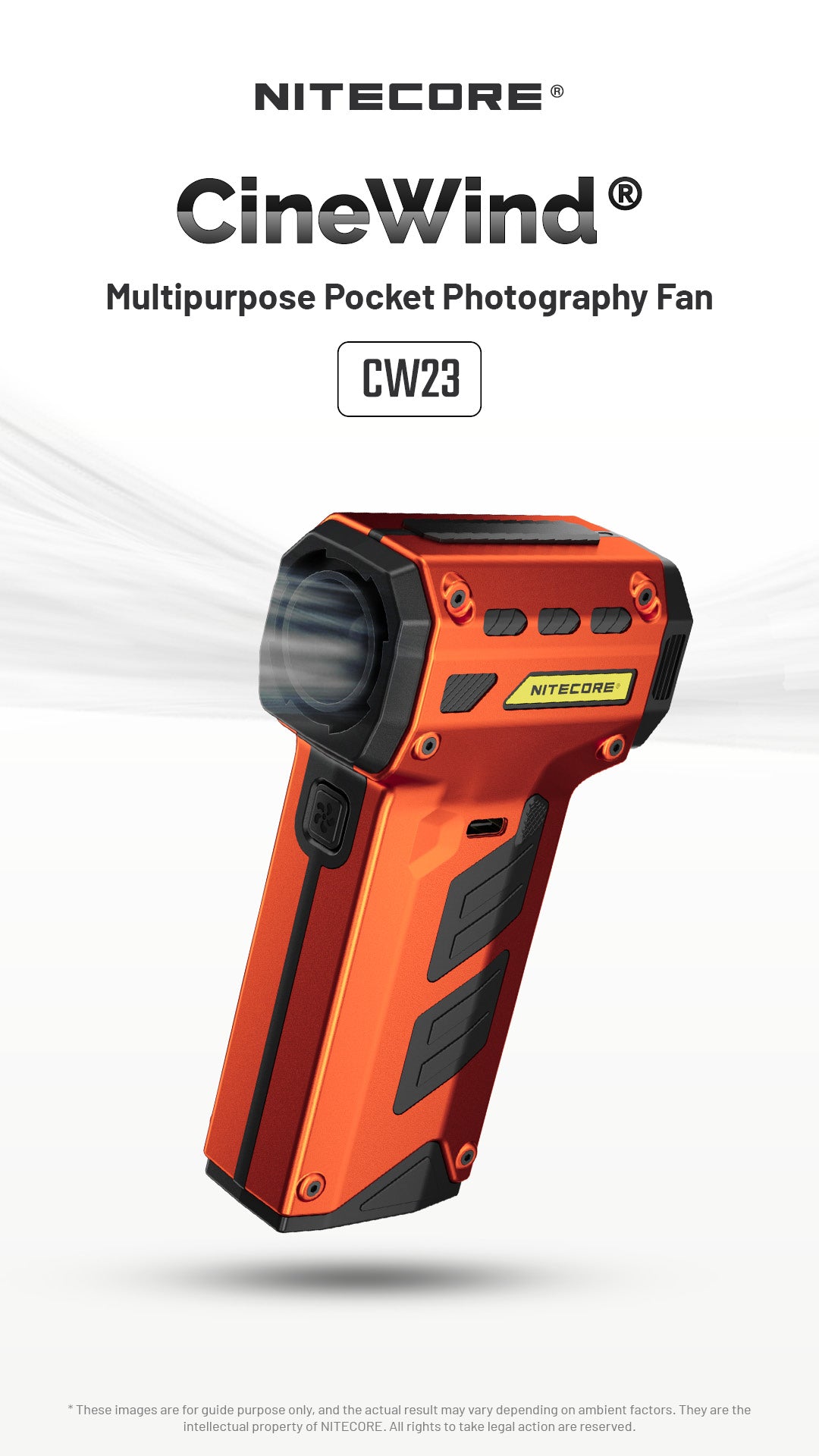 NITECORE CW23 Multipurpose Pocket Photography Fan