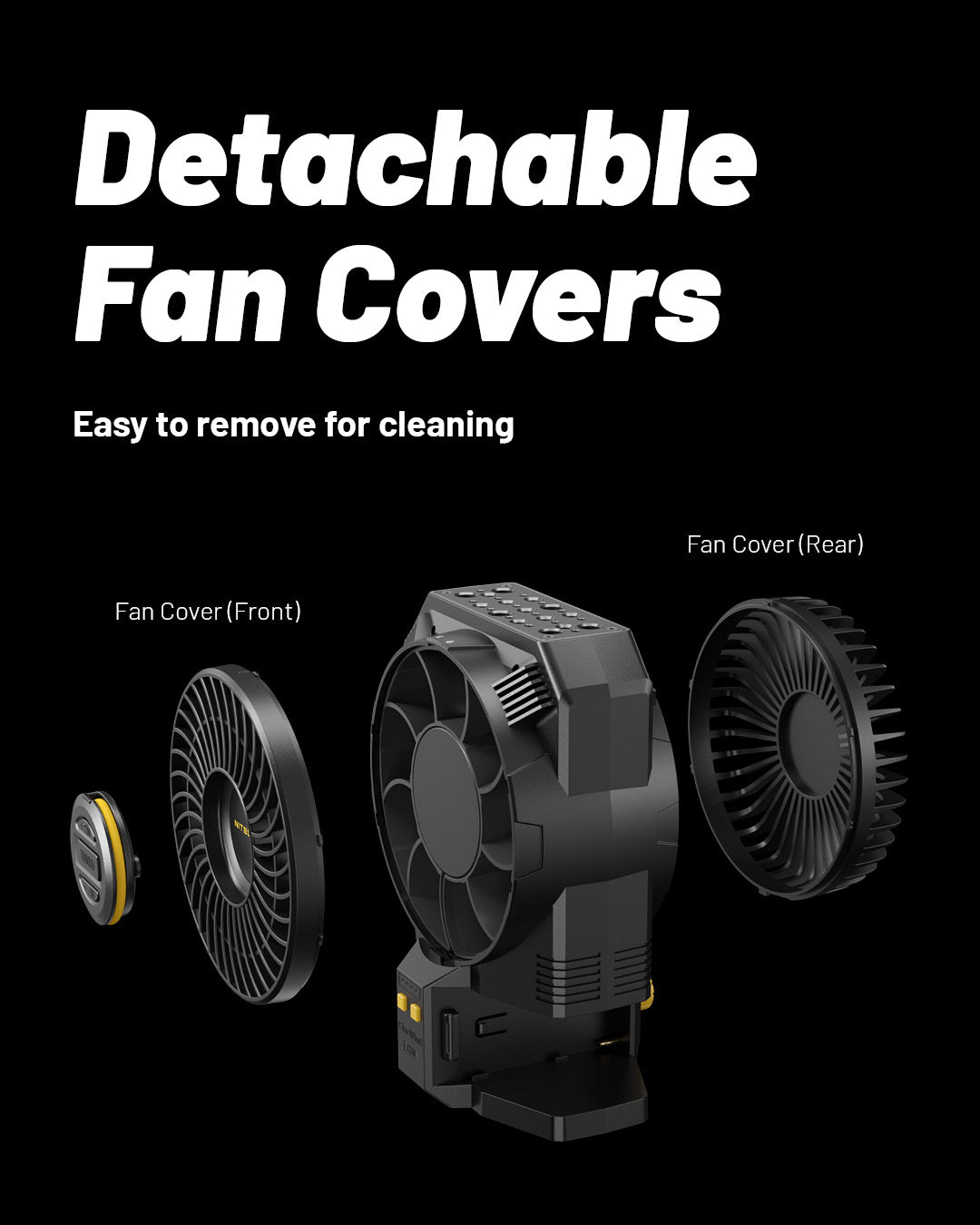 NITECORE CW30 Portable Photography Fan Wireless Remote Control