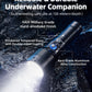 NITECORE DL30 Dive Flashlight 100 Meters Submersible 788m Long Range Spotlight