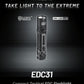 NITECORE EDC31 1500 Lumens Compact Tactical EDC Flashlight