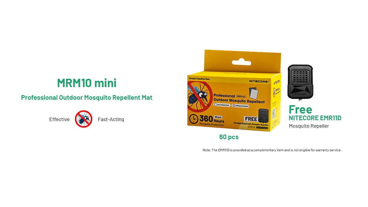 NITECORE MRM10 MINI Mosquito Repeller Mat
