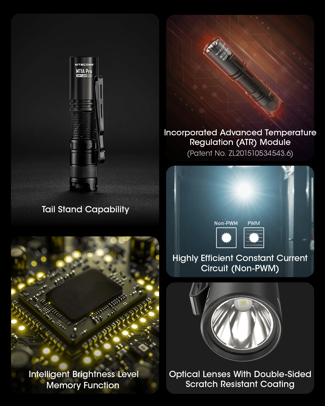 NITECORE MT1A PRO High Output Compact Rechargeable AA Flashlight