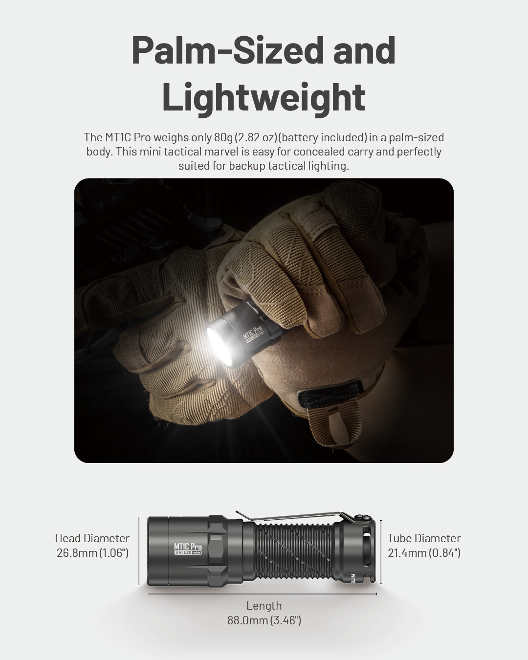 NITECORE Unveils the MT1C Pro High Output Compact EDC Tactical Flashlight