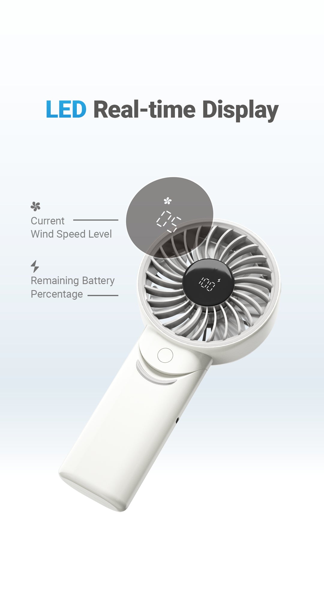 NITECORE NEF03 Pro Foldable Handheld Camping Fan