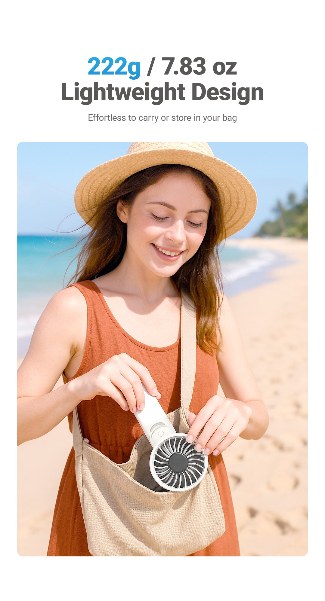 NITECORE NEF03 Pro Foldable Handheld Camping Fan