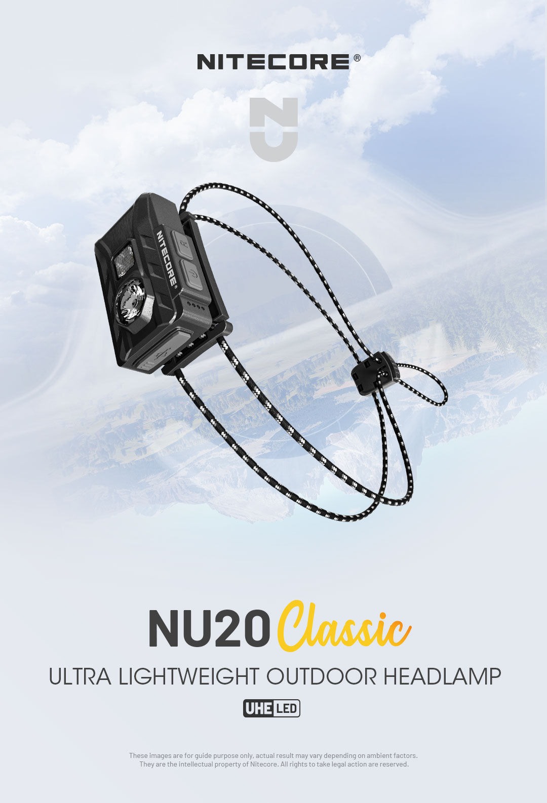 NITECORE NU20 Classic Ultra Lightweight Outdoor Headlamp