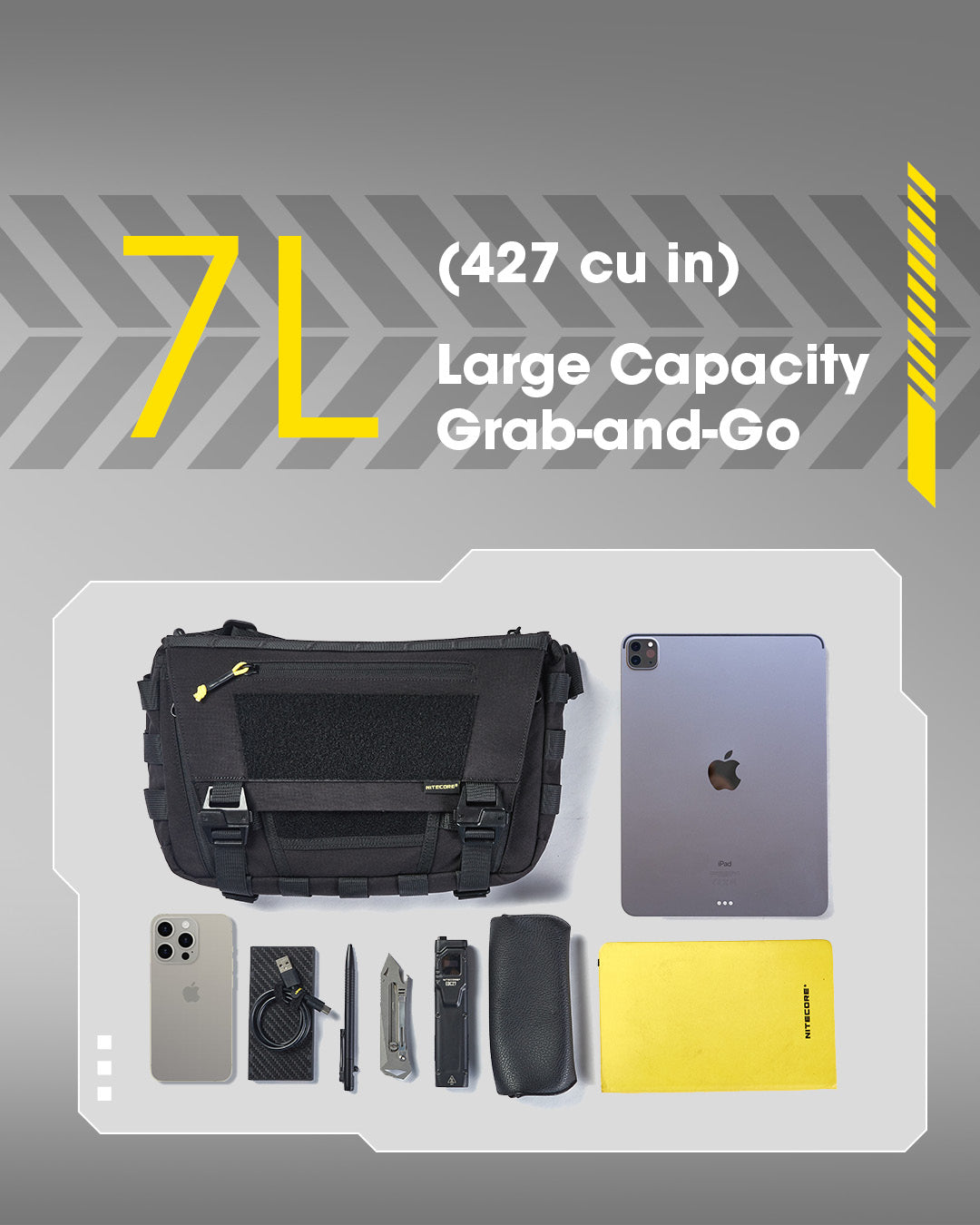 NITECORE SLB06 7L Commuting Crossbody Bag