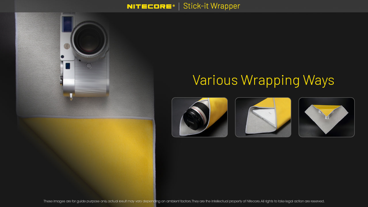 NITECORE Stick-it Wrapper Patch Cloth Multifunctional Organization Protect Cover