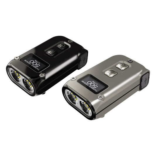 NITECORE TINI2 SS/TINI2 Ti Stainless Steel Version Dual-Core Intelligent Keychain Light