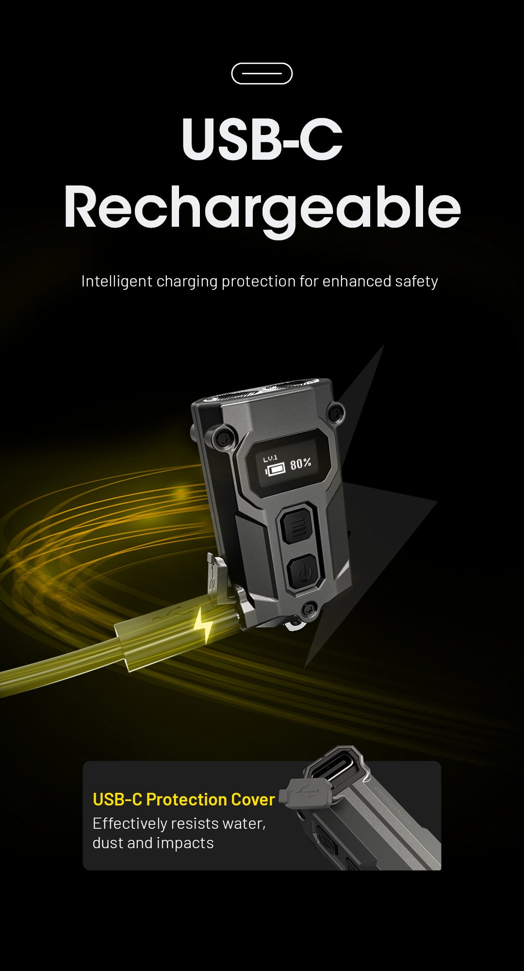 NITECORE TINI3 EDC Keychain Light Three Color Temperature