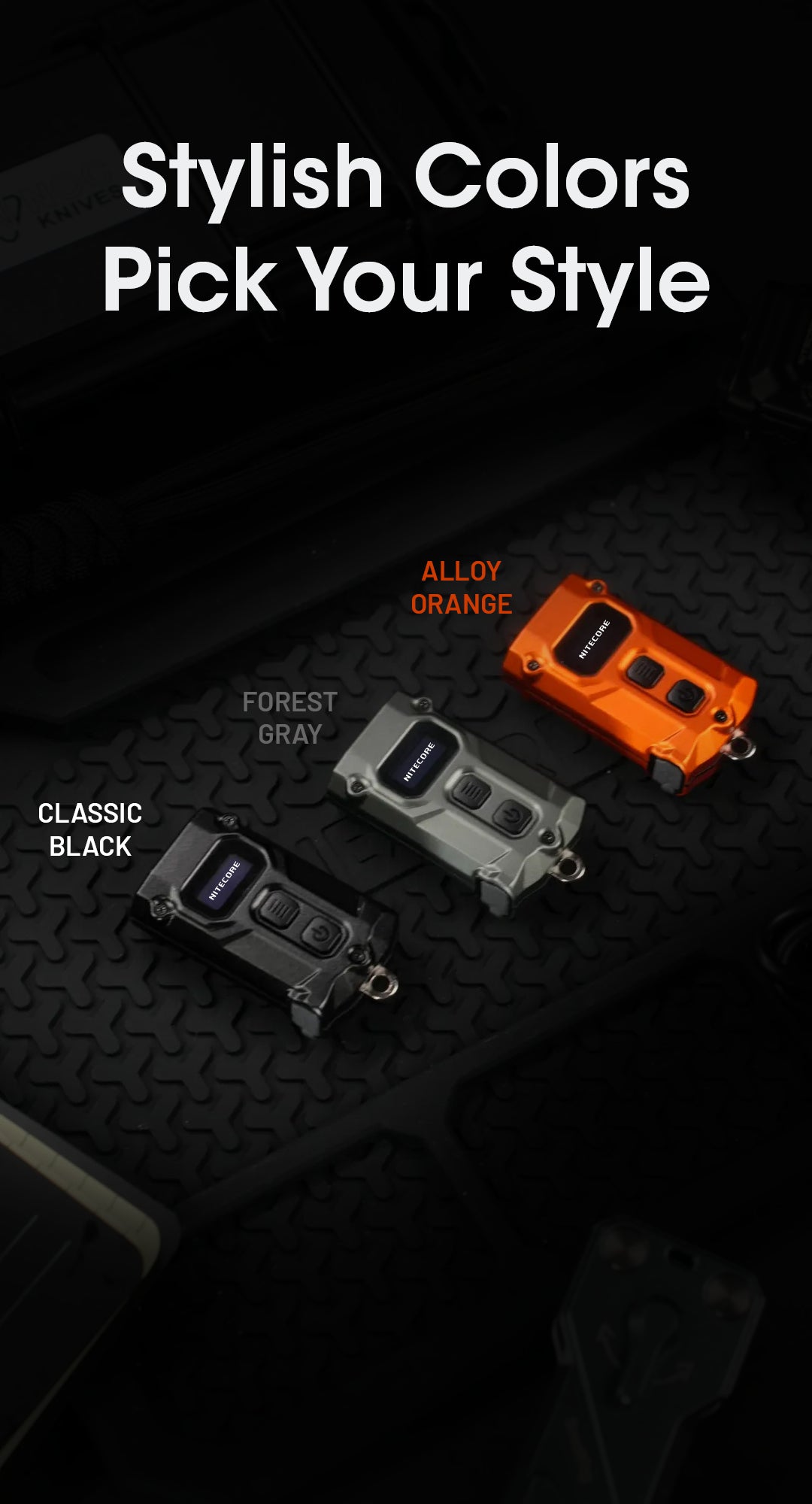 NITECORE TINI3 EDC Keychain Light Three Color Temperature