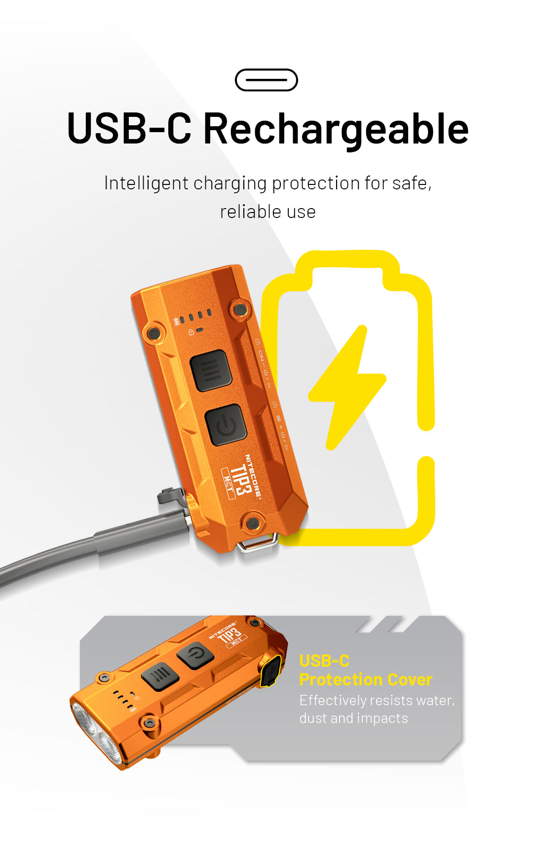 NITECORE TIP3 EDC Keychain Light 720 Lumens
