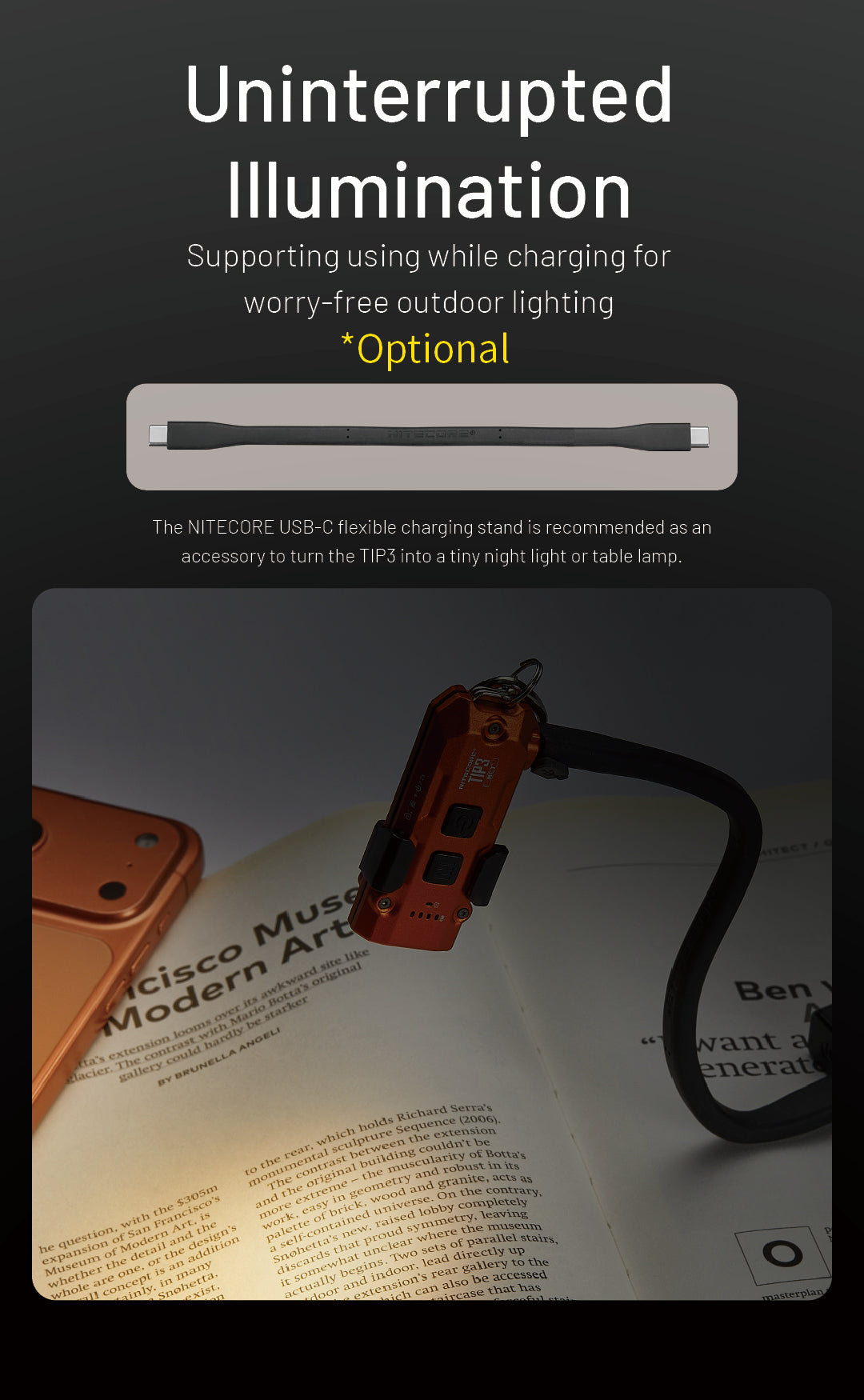 NITECORE TIP3 EDC Keychain Light 720 Lumens