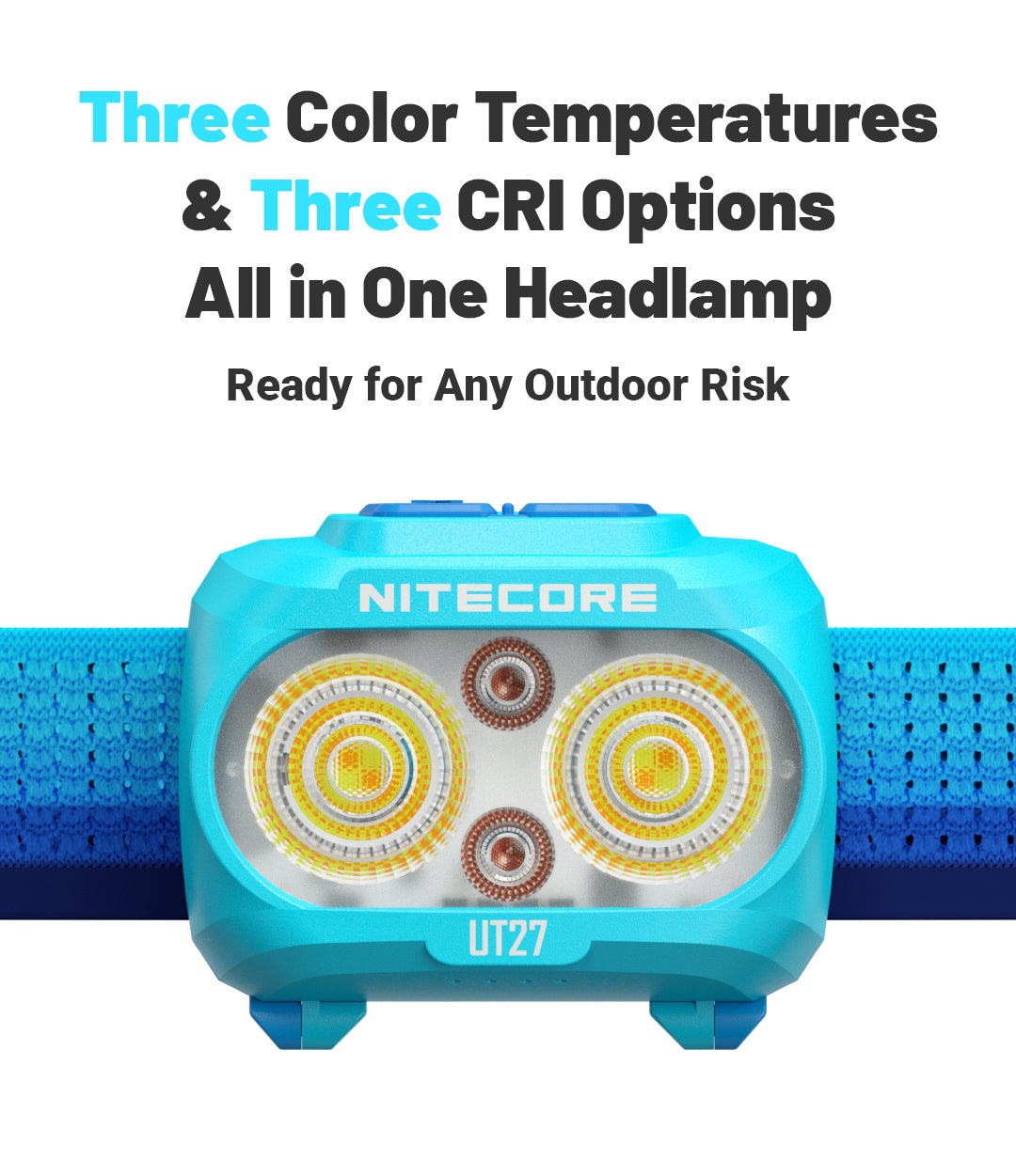 NITECORE UT27 MB Red Illumination Trail Running Headlamp