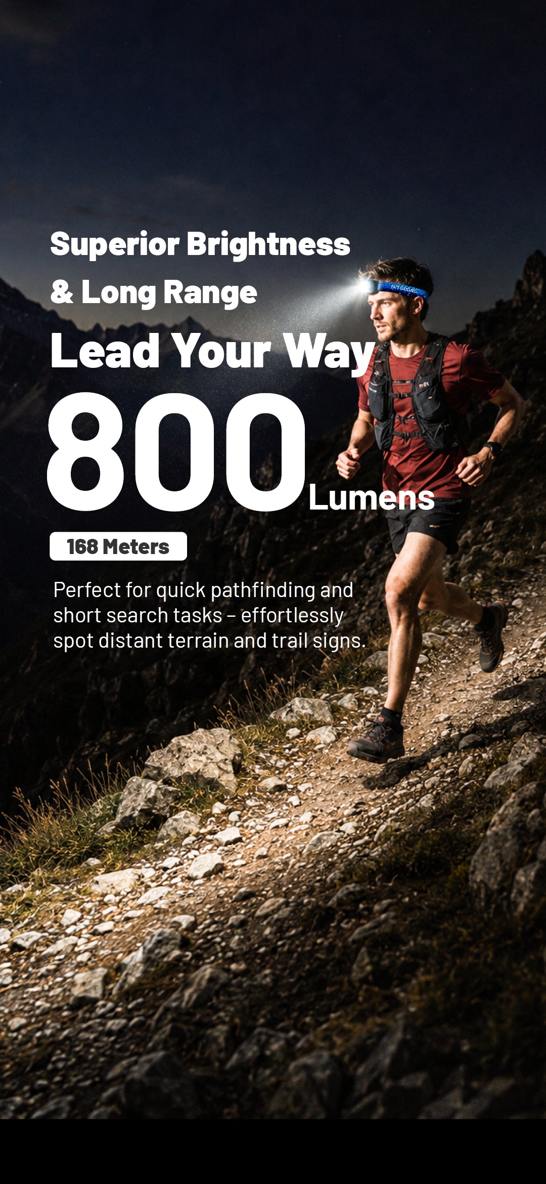 NITECORE UT27 MB Red Illumination Trail Running Headlamp