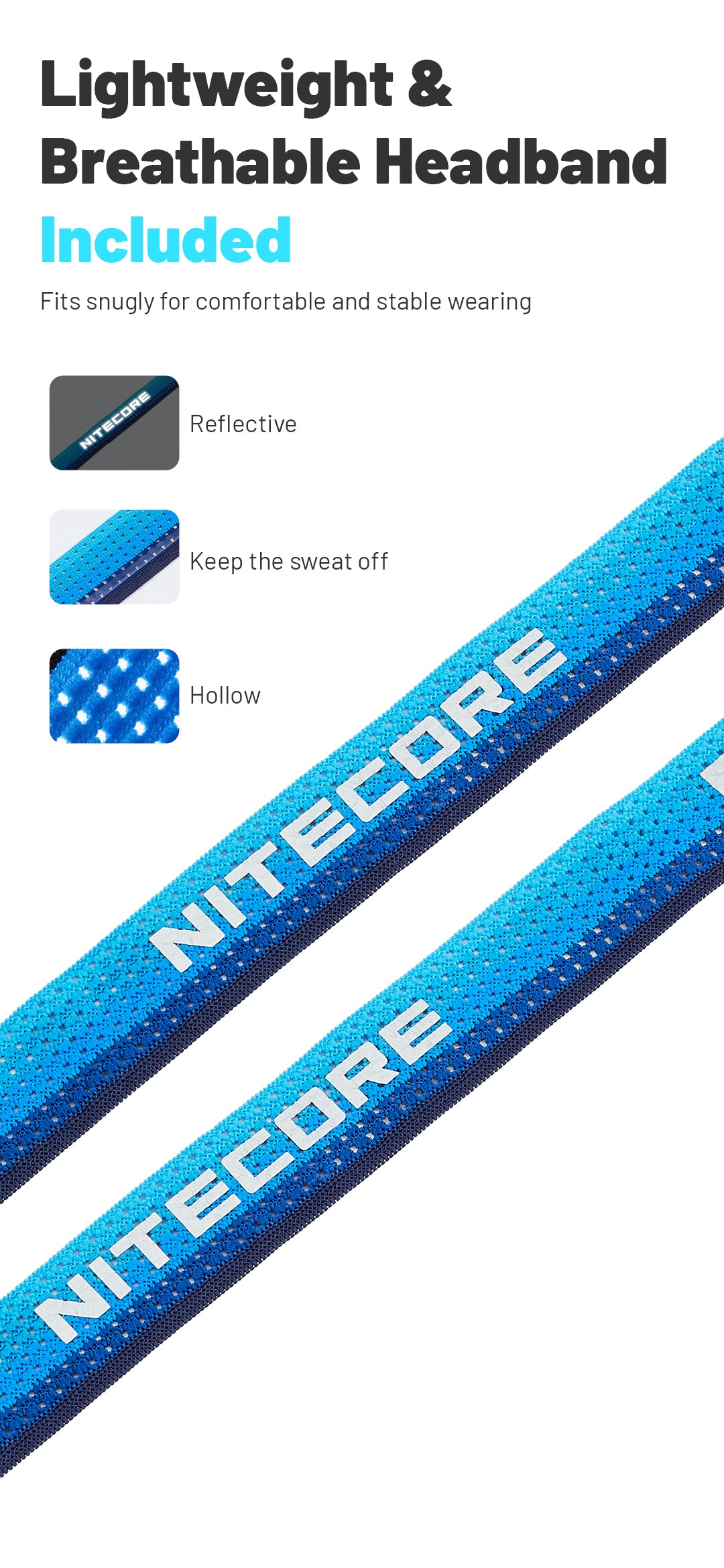 NITECORE UT27 MB Red Illumination Trail Running Headlamp