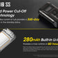 NITECORE TINI2 SS/TINI2 Ti Stainless Steel Version Dual-Core Intelligent Keychain Light