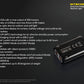 NITECORE TINI2 SS/TINI2 Ti Stainless Steel Version Dual-Core Intelligent Keychain Light